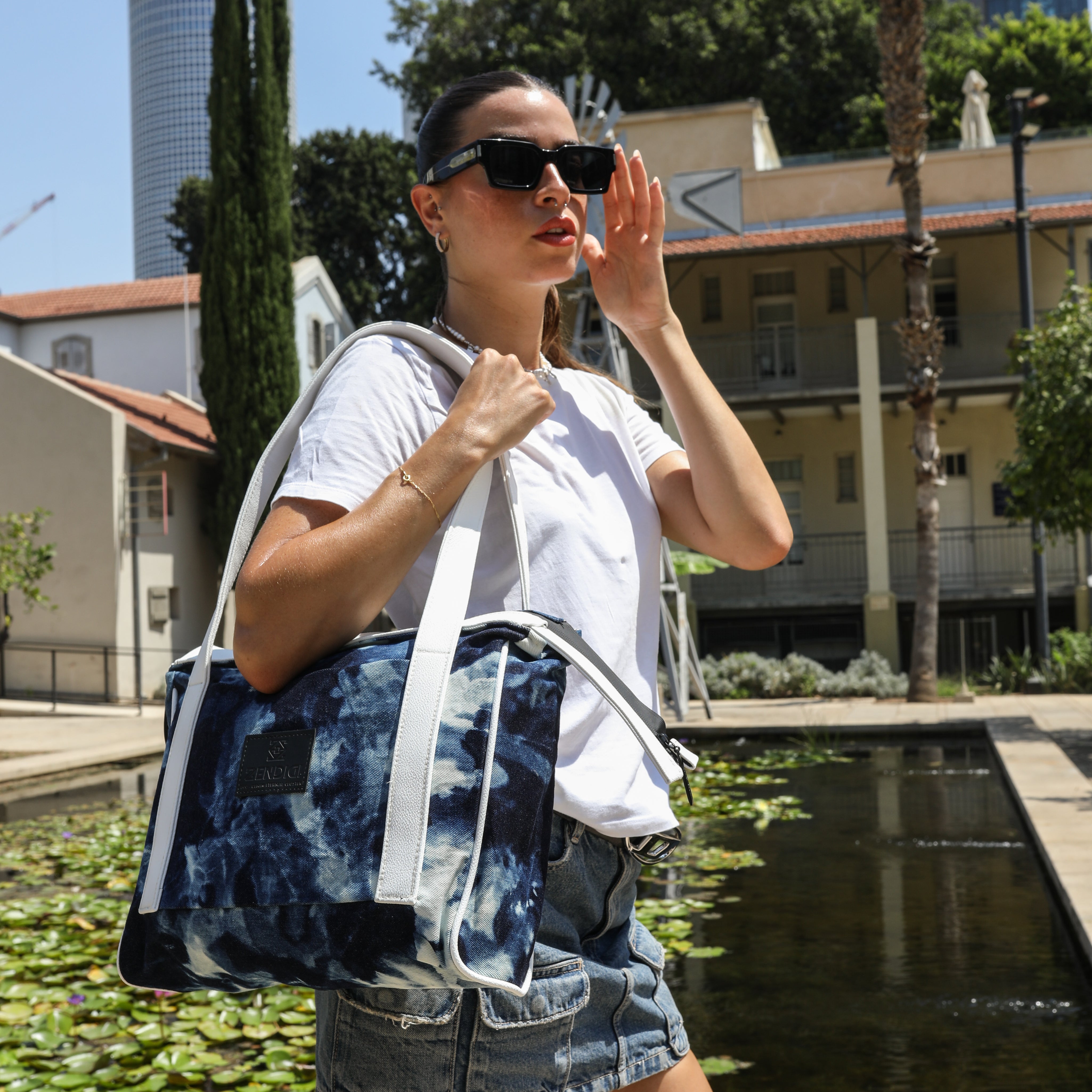 Mini Denim Pele - Outlet