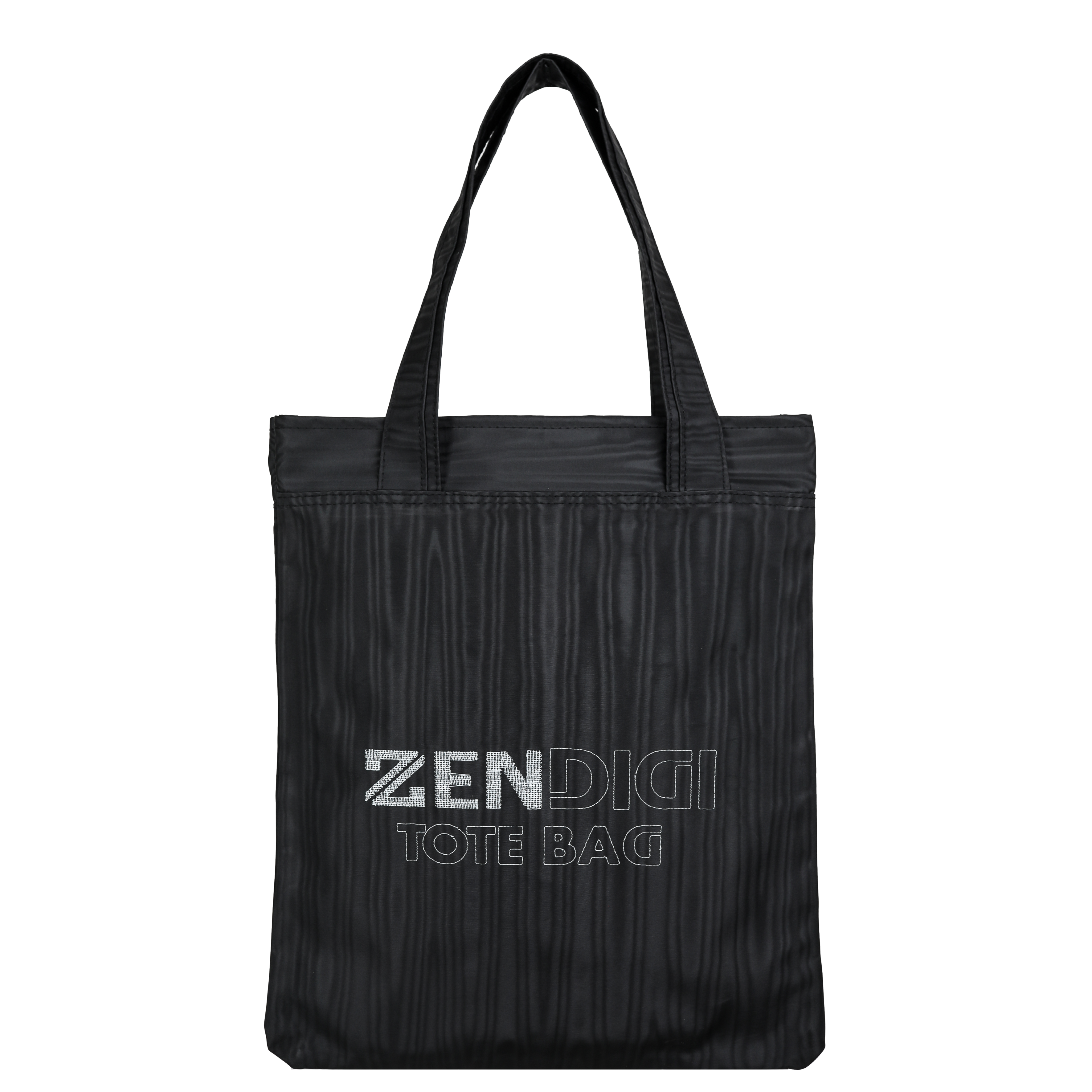 Black illusion Shopper Bag