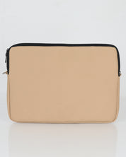 החלק האחורי של כיסוי המחשב 15.6 - 16 אינץ׳ חמאה ודבש - מראה נקי ומעוצב, קייס לפטופ מרופד ומגן.