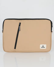 כיסוי למחשב נייד 15.6 אינץ׳ חמאה ודבש תצוגה פרונטלית, קייס לפטופ מרופד ומגן.