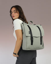 תיק גב טוקיו מנטה לנשים - תיק מחשב 16 אינץ' במראה אלגנטי ונוח, מושלם ללוק יומיומי, נסיעות עירוניות, עבודה ולימודים