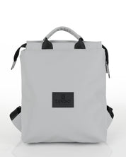 תיק גב ברלין קול מינט של ZENDIGI - מבט קדמי, גזרה מלבנית מינימליסטית עם ידיות נשיאה. תיק יומיומי בנפח המתאים למסמכי A4 או למחשב 14 אינץ'.