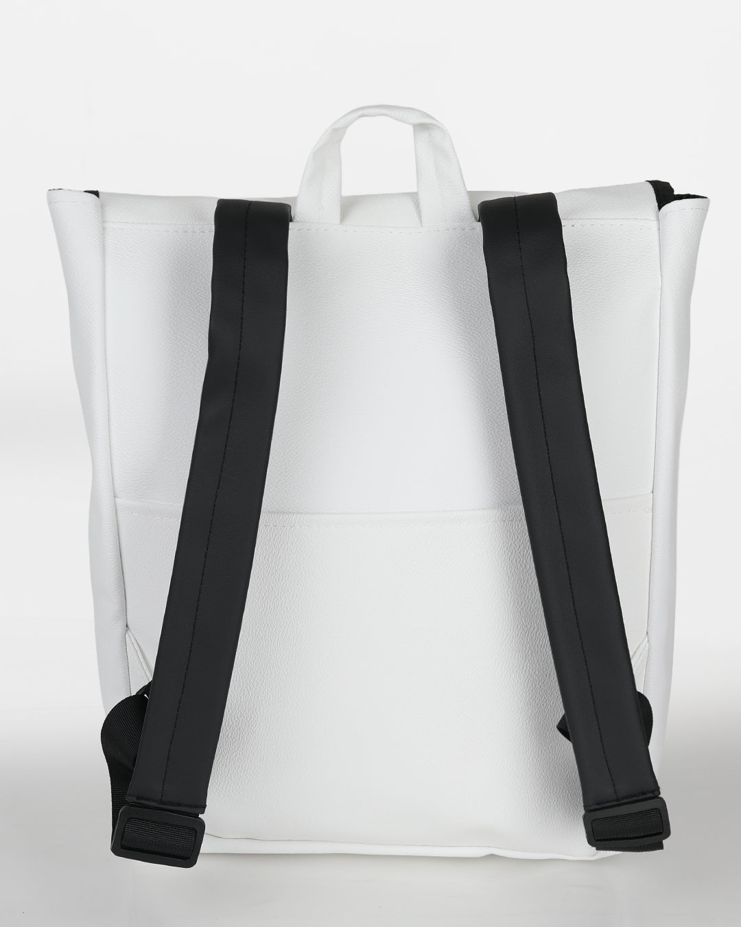 תיק גב טוקיו לבן קלאסי - רצועות גב מרופדות, נוחות לנשיאה יומיומית, תא אחורי לשליפה, תיק עבודה ולימודים טבעוני של זנדיגי