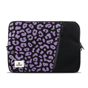 Purple Leopard Laptop Case 15.6
