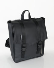 מיני טוקיו שחור נוקס מבט מלמעלה, תיק גב למחשב נייד 14״ לעבודה ולימי לימוד קצרים.