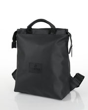 תיק גב ברלין שחור קלאסי של זנדיגי - עיצוב יוניסקס אורבני בצבע אפור ג'ינס, מבט מהצד