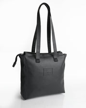 תיק כתף לנשים דגם נינה שחור של זנדיגי, מכיל מחשב נייד וכולל רצועות נשיאה נוחות למראה מקצועי ואורבני