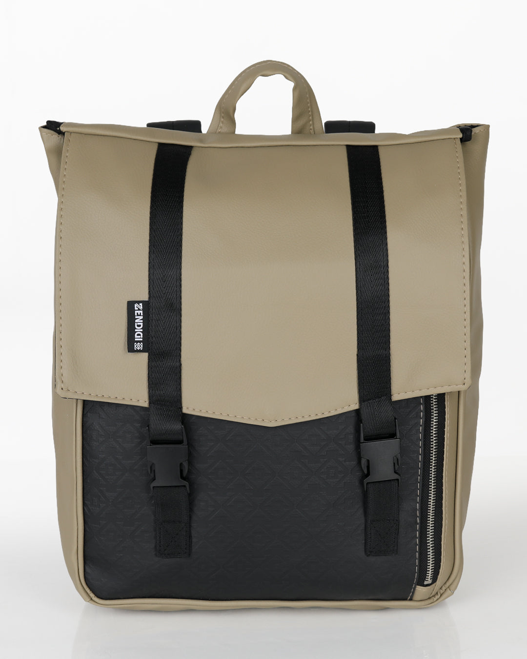 תיק גב טוקיו מדבר טוטם של זנדיגי - תיק גב למחשב נייד עד 16 אינץ׳ בעיצוב אורבני קלאסי, תא רוכסן קדמי ובד טבעוני עמיד