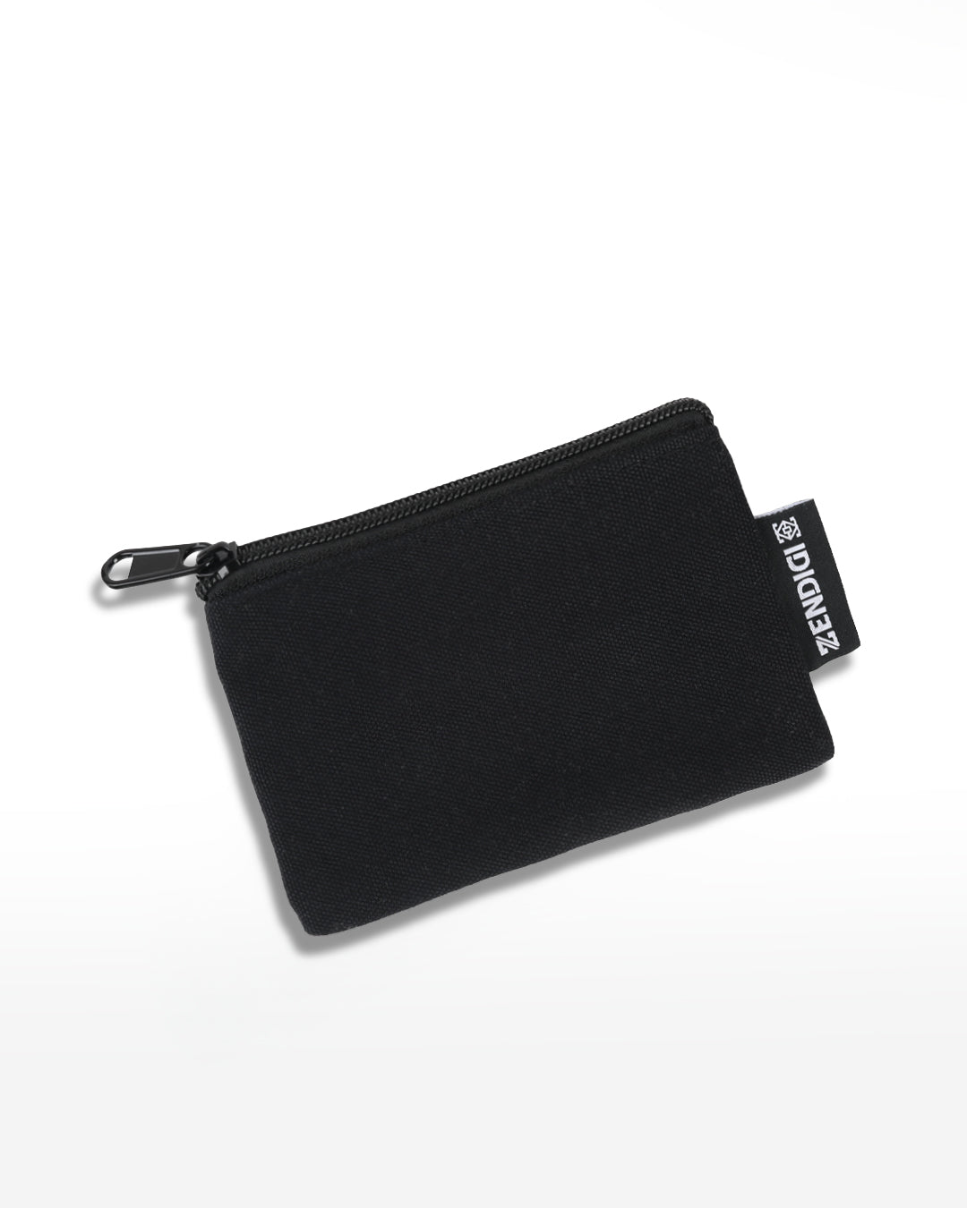 ארנק טבעוני ביג׳יבו חום זמש - תא אחד, מתאים לכל תיק ונכנס בכל כיס, מיוצר בארץ.