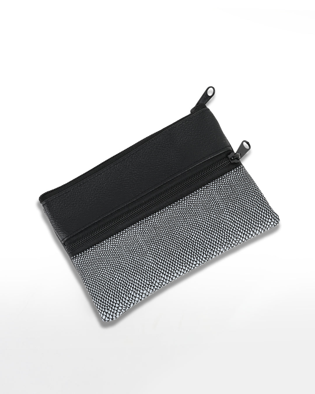 ארנק שני תאים צוקו שחור ודרגון, קייס טבק מעוצב בעבודת יד.