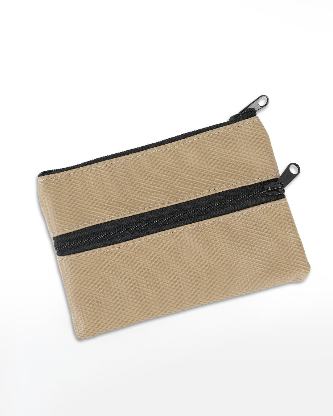 ארנק טבעוני שני תאים צוקו קפה פוליגון, קייס טבק מעוצב בעבודת יד.