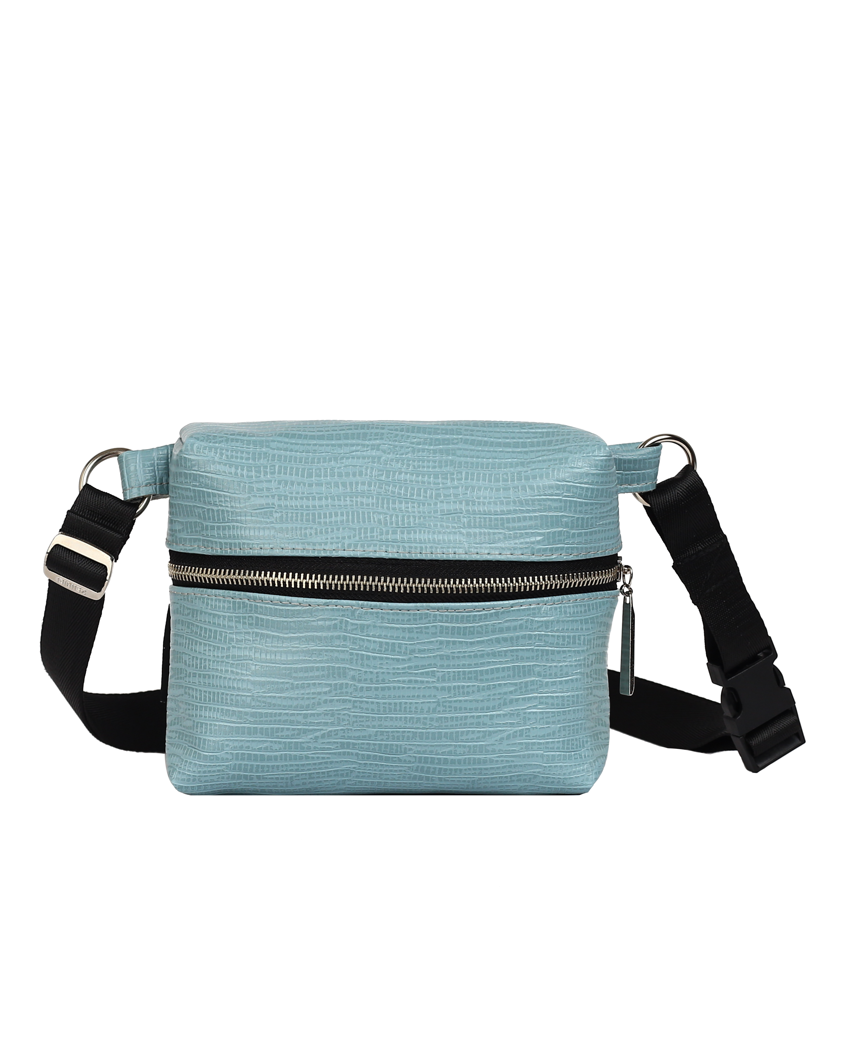 תיק פאוץ׳ זיפק תכלת קרוק - אאוטלט